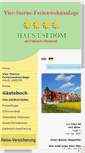 Mobile Screenshot of haususedom.de